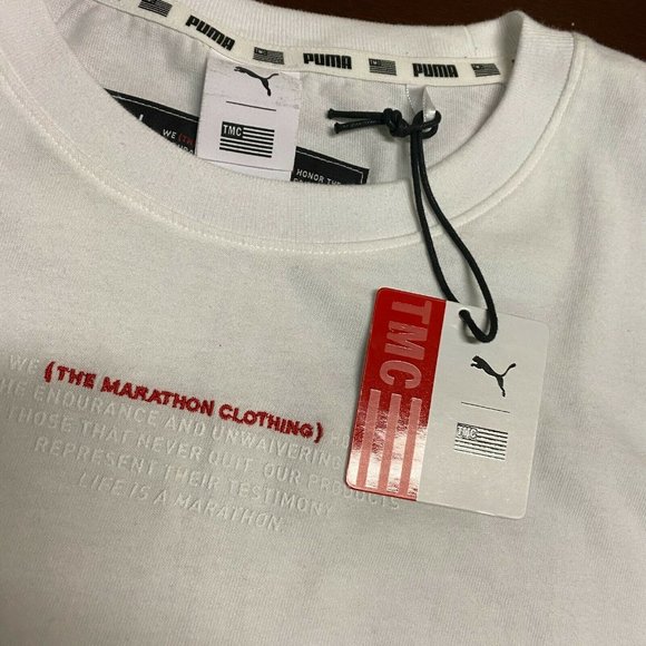 Puma TMC Crew Neck Short Sleeve Pullover T Shirt - Picture 4 of 5